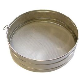 Setaccio Inox da 25 cm per Cucina Utensile Essenziale Resistente e Facile da Pulire per Setacciare e Filtrare Ingredienti
