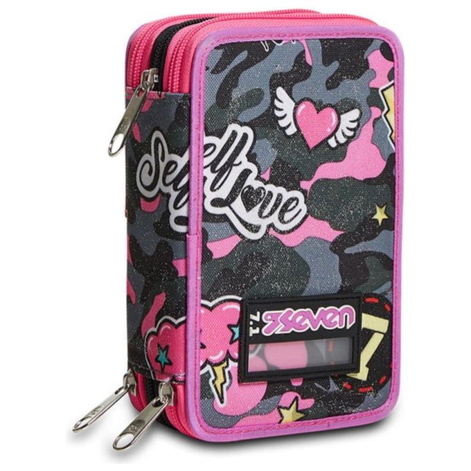 Seven Astuccio 3 Zip Camoulove Girl