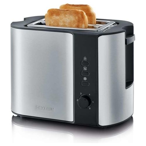 AT 2589 Tostapane 2 Fette 800W Nero/Acciaio Inossidabile