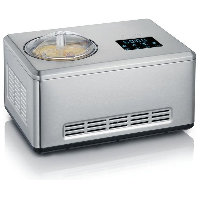 Severin EZ 7406 Gelatiera 2 in 1 Yogurt Display Touch LED 2 Contenitori da 2 Litri