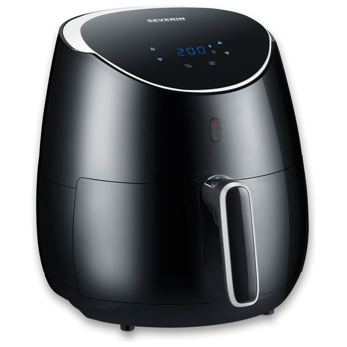 Severin FR 2445 Friggitrice ad Aria Calda 5 Litri Indipendente 2000W Nero-Metallico-Argento