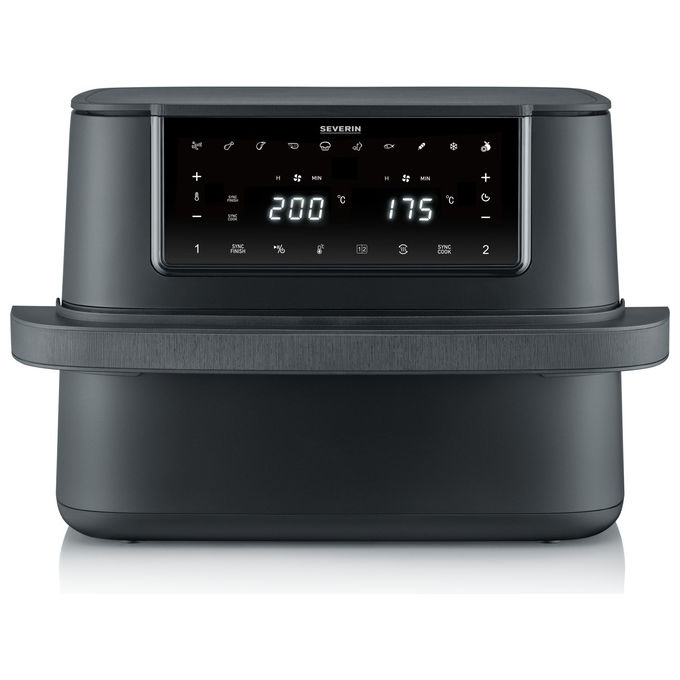 Severin Fr 2490 Friggitrice ad Aria 9 Litri 2600 W (Nero)