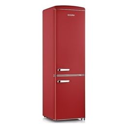 RKG 8917 Frigorifero RETRÒ Combinato Rosso Classe D 244 Litri