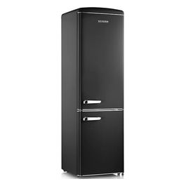 RKG 8918 Frigorifero RETRÒ Combinato Nero Classe D 244 Litri