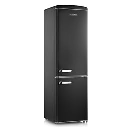 Severin RKG 8922 Frigorifero Combinato Capacità 244 Litri Classe Energetica E Statico Vegibox 183 cm Nero