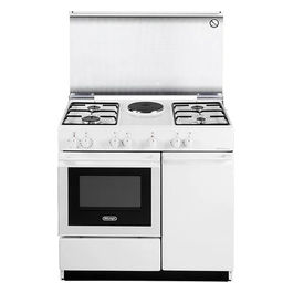 SEW8541NEDM Cucina a Gas 4 Fuochi e Forno Elettrico Bianco