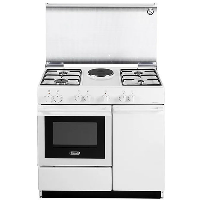 SEW8541NEDM Cucina a Gas 4 Fuochi e Forno Elettrico Bianco