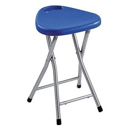 Sgabello Co75 Blu Metallo 46,5x30x29,3 Cm