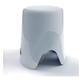 Sgabello Wendy Bianco Resina 38,9x35,6x32,6 Cm