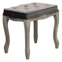 Sgabello Marly In Velluto Taupe