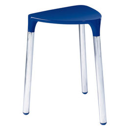 Sgabello Blu Resina 43,5x37x32,3 Cm