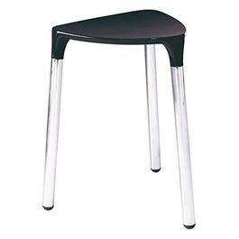 Sgabello Yannis Nero Resina 43,5x37x32,3 Cm