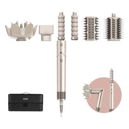 FlexStyle, Asciugacapelli Multistyler, 5 Accessori, Champagne
