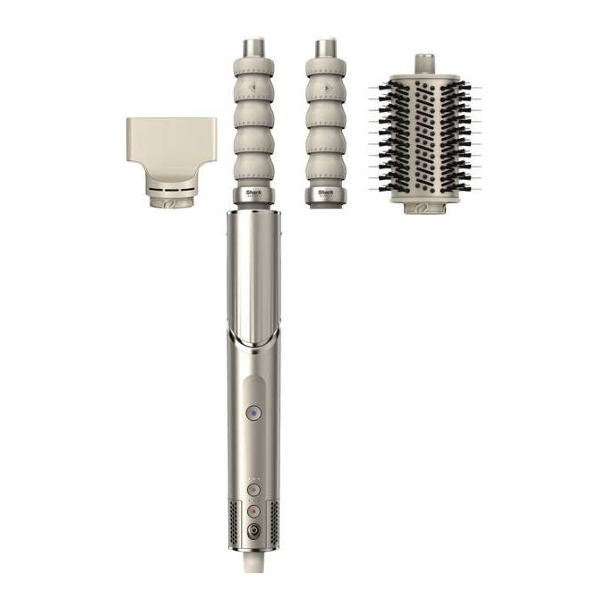 Shark FlexStyle HD426SLEU, Multistyler Caldo 3-in-1, Colore Pietra Oro, 1400 W