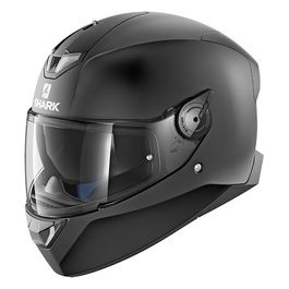 Casco Integrale Skwal 2 Blank Mat Wht Led Nero Opaco