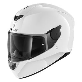 Casco integrale a doppia visiera D-SKWAL 2 BLANK Bianco Lucido