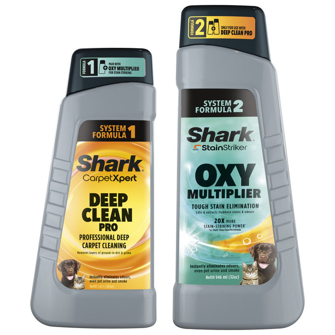 Shark, Kit Soluzioni Detergenti Smacchiatore StainStriker, Per Tappeti