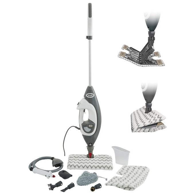 Image of Shark S6005EU Pulitore a Vapore Portatile 0.5 Litri 1200W Grigio-Bianco