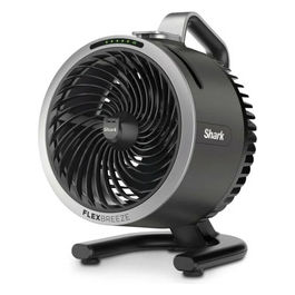 Shark, Ventilatore da Tavolo, Antracite, Flexbreeze HydroGo, Portatile