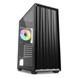 case atx 2x u3, Tempered Glass, 3x 120, 1x 120 argb fan, argb Controller nero