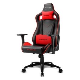 Elbrus 2 Sedia Gaming Pelle Sintetica Braccioli 3d Regolabili Schienale Imbottito e Regolabile Nero/Rosso