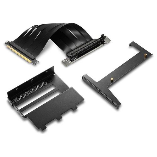 Sharkoon Kit Scheda Grafica Angled Graphics Card Holder con Riser Cable Pci