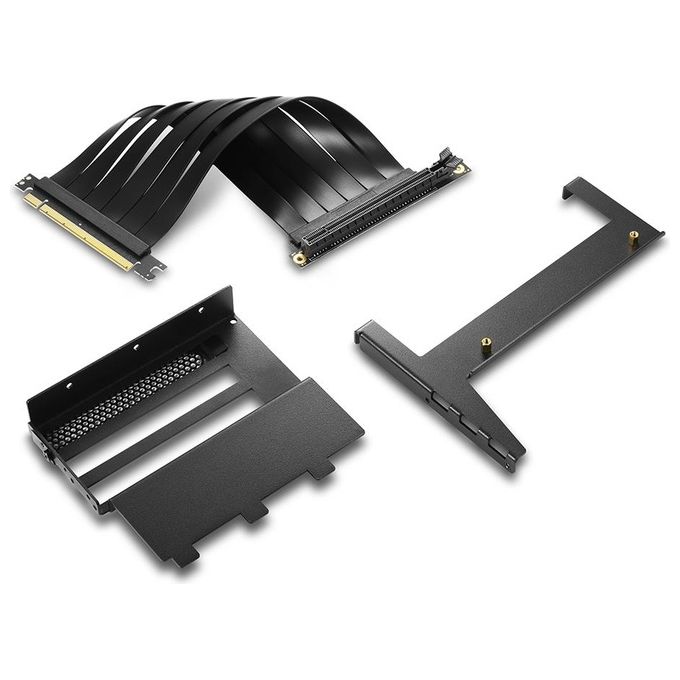 Sharkoon Kit Scheda Grafica Angled Graphics Card Holder con Riser Cable