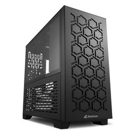 MS-Y1000 Case Micro-Atx 2xUsb 3.0 Vetro Temperato 1x80mm Fan Rear 2x120mm Fan Superior Nero