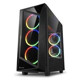 REV200 RGB Pc Case Midi Tower Nero