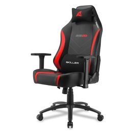 SKILLER SGS20 sedia in Pelle Sintetica, Dimensioni Comfort Rosso Nera