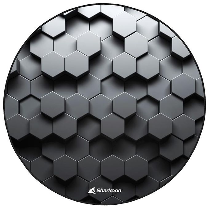 Sharkoon SFM11 Hex Tappeto Sedia Gaming Diametro 120cm Spessore 5mm Base Antiscivolo