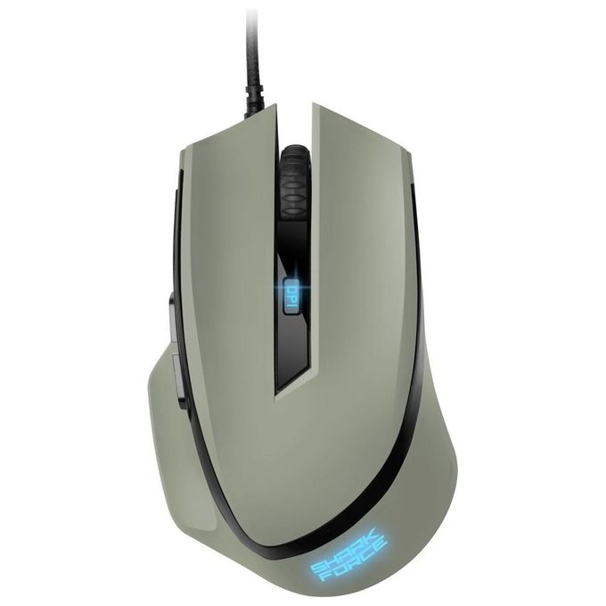 Sharkoon Shark Force II Mouse Gaming 4200 DPI Usb 1.8mt Grigio