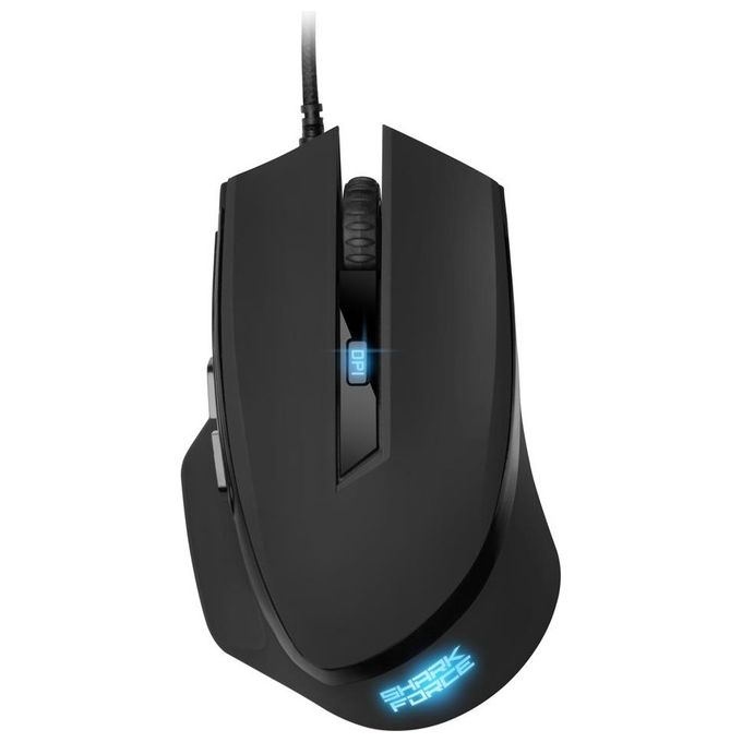 Sharkoon SHARK Force II Mouse Gaming 4200 Dpi Usb 1.8mt Nero