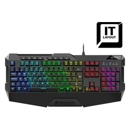 Sharkoon Skiller SGK4 Tastiera Gaming Usb Led Rgb 6 Zone