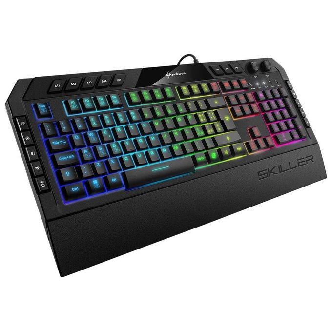 Image of Sharkoon Tastiera Gaming a Membrana Skiller SGK5 6 Zone Rgb