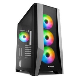 Sharkoon TG7M RGB Pc Case ATX Vetro Temperato 7 Slot Espansione 3x120mm Fan Front 1x120mm Fan Rear