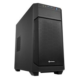 Sharkoon V1000 Case Mini-itx Micro-atx Audio In-Out 1x120mm Fan Front 1x120mm Fan Rear