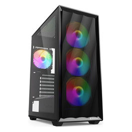 VK4 Rainbow Case Midi-Tower ATX con Ventole RGB