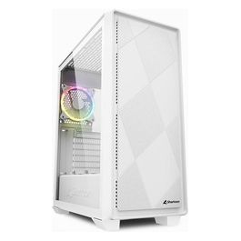 VS8 RGB Midi ATX PC Case Bianco