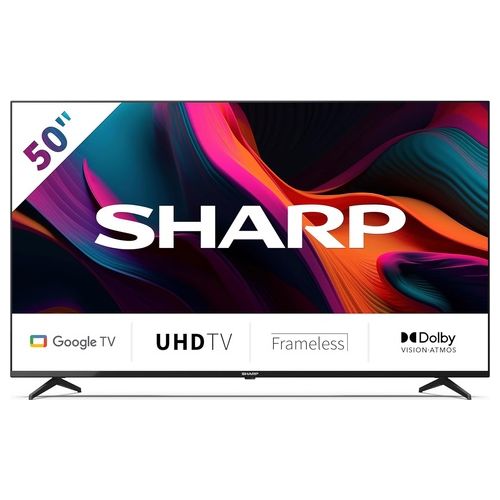 Sharp 50GL4260E Tv 50 pollici Smart Google Tv Harman Kardon Frameless HDR
