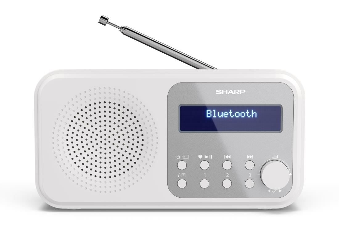 Sharp DR-P420 Radio Portatile Digitale Bianco