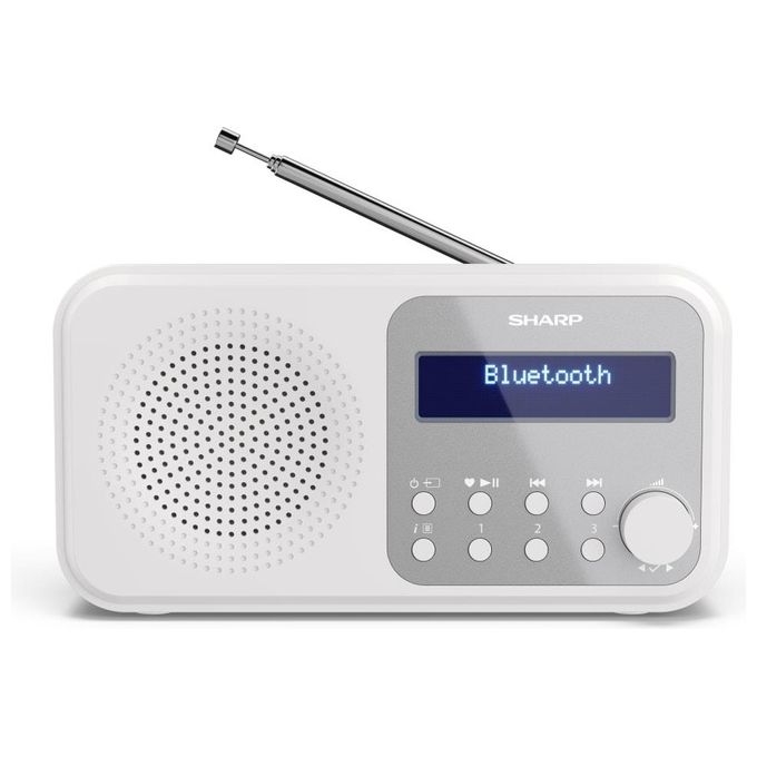 Sharp DR-P420 Radio Portatile Digitale Bianco