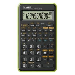 Sharp EL 501TB Calcolatrice Scientifica 10 Cifre Verde