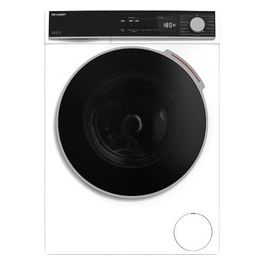 Sharp ES NFB914CWA Lavatrice Caricamento Frontale 9Kg Classe Energetica A Bianco e Nero