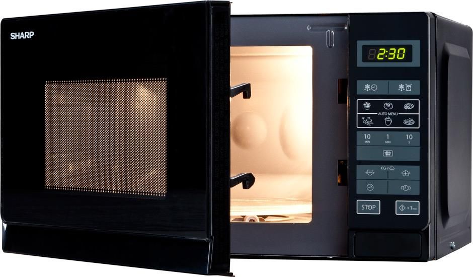 SHARP YC-GS01EB- Forno a microonde 20 litri, 6 livelli di potenza, 700W