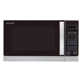 Sharp R-742INW Forno a Microonde con Grill Capacità 25 Litri Potenza 900W 5 Programmi 5 Livelli di potenza Display digitale Silver