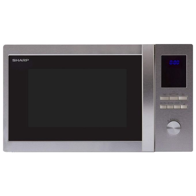 Sharp R-922STWE Forno a Microonde con Grill Capacita' 32 Litri Potenza 1000 W 10 Programmi Display Digitale Acciaio Inox