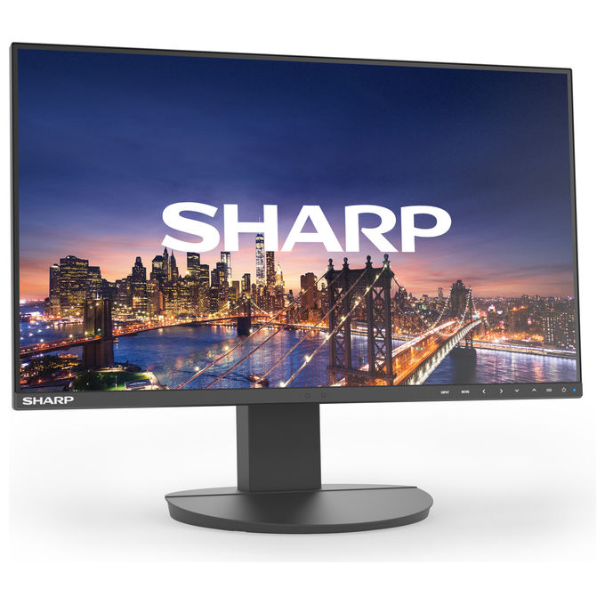 Sharp Display Solutions DD-EA242F Black 24 LCD Monitor FHD (1920X1080) Dp Hdmi Dp-Out Usb-C Vga 150 Mm Height Adjustable
