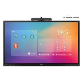 Sharp PN-LC752 Pannello Piatto per Segnaletica Digitale 75" Lcd Wi-fi 450 Cd/m² 4k Ultra Hd Nero Touch Screen Processore Integrato Android 11 16/7