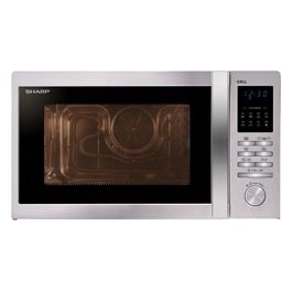 Sharp R722STWE Forno a Microonde Capacita' 25 Litri Potenza 900 W 8 Programmi Display Digitale Acciaio Inox